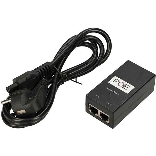 Extralink POE-48-24W-G 48V 24W 0.5A Gbit Power Adapter with AC Cable Cene