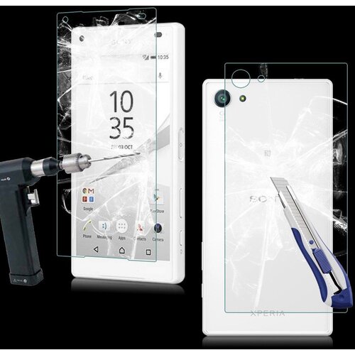  Zaščitno kaljeno steklo za Sony Xperia Z5 Compact - spredaj + zadaj Cene
