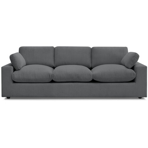 Bobochic Paris Tamno siva sofa od samta 250 cm Belair – Cene