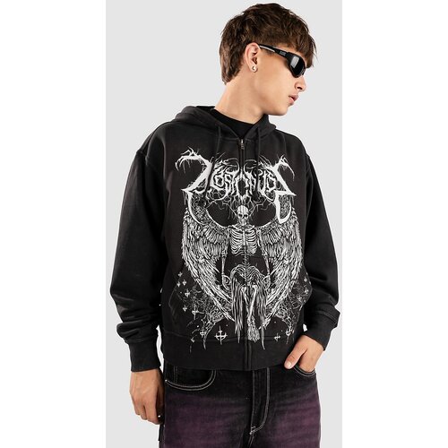 A Lost Cause Fallen Angel Boxy Jopa s kapuco vintage black Slike