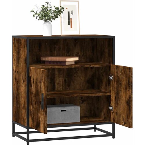 VidaXL Komoda boja hrasta 68x35x76 cm konstruirano drvo Slike