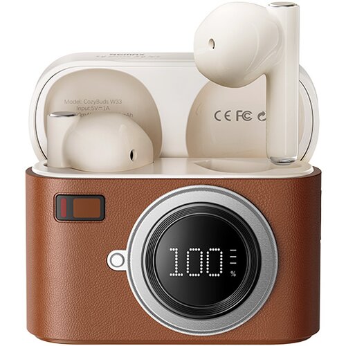 Remax bluetooth slu&amp;scaron;alice cozybuds W33 braon Slike