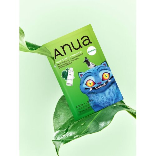 Anua K-Pop Demon Hunters Heartleaf 77% Soothing Mask hidratantna sheet maska s umirujućim djelovanjem 25 ml Slike