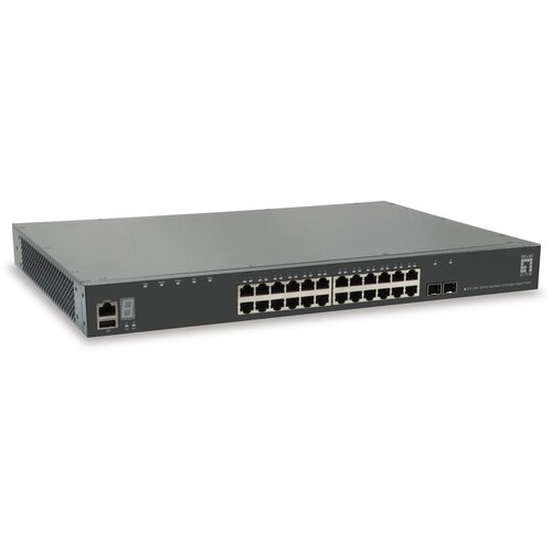 Level One Switch 28x GE GTL-2891 1xGE 2x10GSFP+19&amp;ldquo; Slike