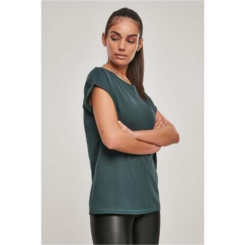 Urban Classics Ladies Extended Shoulder Tee bottlegreen Slike