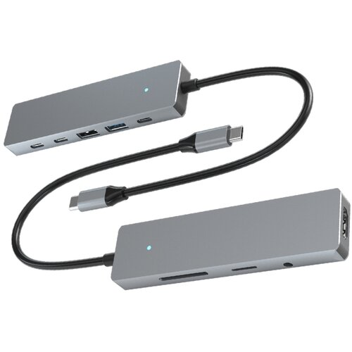 INF 9-v-1 usb-c zvezdi&amp;scaron;če s hdmi, polnjenjem pd in bralnikom kartic sd/tf, (21778795) Slike