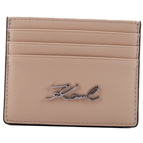 Karl Lagerfeld SIGNATURE CARDHOLDER Bež Cijene