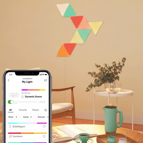  Panelne led lampe trouglaste nanoleaf (9 kom ) bele Cene
