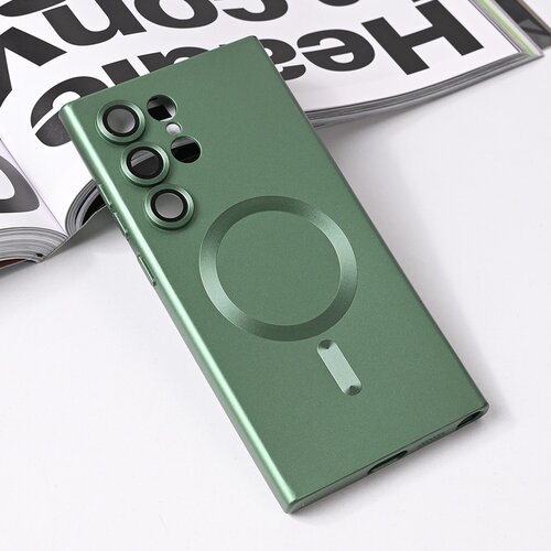  torbica magsafe chrome za samsung S928B galaxy S24 ultra zelena Slike