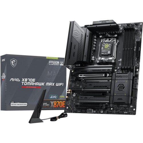 MSI MAG X870E TOMAHAWK MAX WIFI matična plo&scaron;ča AMD X870E Utor AM5 ATX Cene