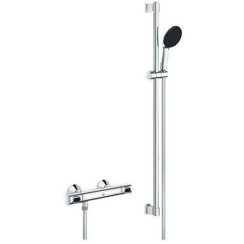 Grohe QuickFix Sistem za tu&amp;scaron; Precision Flow (&amp;Scaron;tevilo vrst curkov: 1 kos, Srebrna) Slike