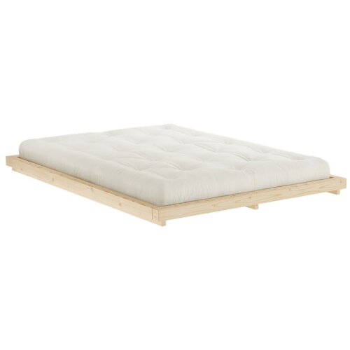 Karup Design Zakonska postelja iz masivnega bora z letvenim dnom 140x200 cm v naravni barvi Dock &amp;ndash; Slike