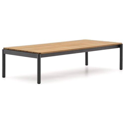 Kave Home Vrtni stolić za kavu od masivne tikovine 63x149 cm Sorells &amp;ndash; Slike