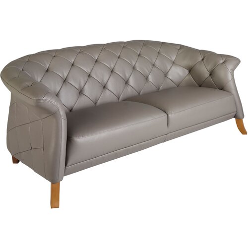 Angel Cerd&amp;aacute; Chester kavč 2 sedežna garnitura sivo usnje, (21327926) Slike