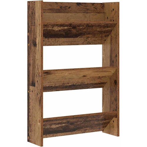  Ormar za cipele s policom 2 pcs Staro drvo 60 x 18 x 90 cm Slike