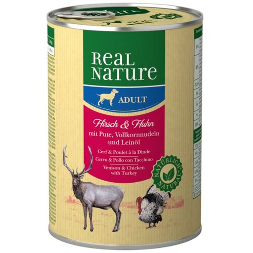 Real Nature Adult divljač i piletina s puretinom 400 g Cene