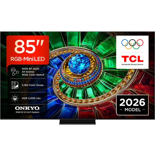 Tcl Televizor 85RM7L 2026, 85&amp;quot;, RGB Mini-LED, Google TV, (5000338253) Slike