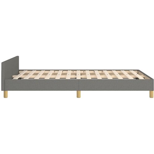  Okvir krevet bez madraca tamnosiva 120x190 cm od tkanine Slike