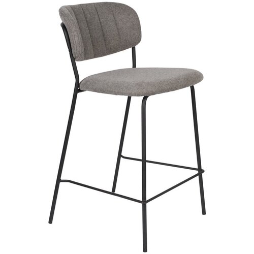 White Label Sivi barski stoli v kompletu 2 kos 89 cm Jolien - Slike