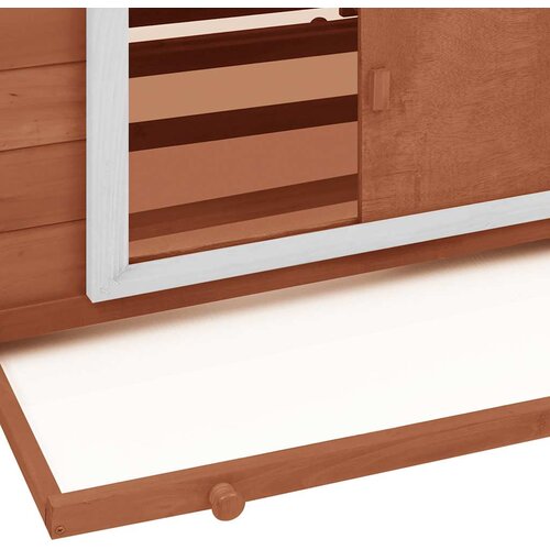  Koko&amp;scaron;injac boja kave i bijela 150x96x110 cm od masivne jelovine Slike