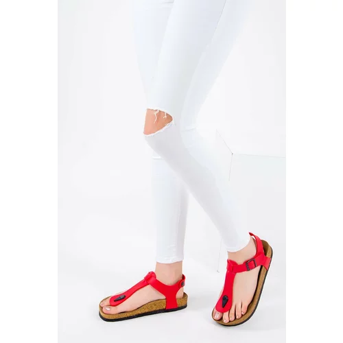 Fox Shoes Women's Red Sandals