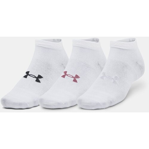 Under Armour Socks UA Essential Low Cut 3pk-WHT - unisex Cene