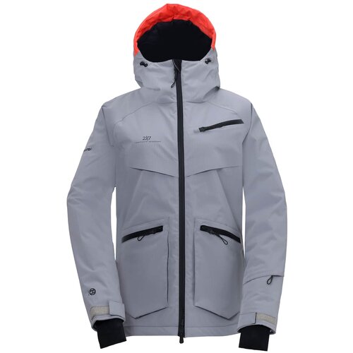 2117 NYHEM - ECO Women's slightly insulated ski jacket - Gray Slike