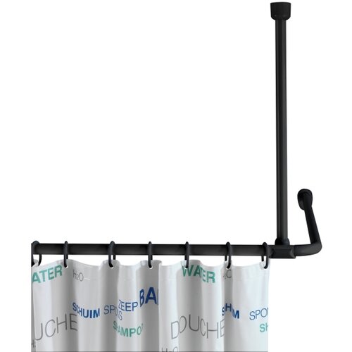 Wenko 23566100 - Stropni nosač UNIVERSAL 57 cm, crni Cene