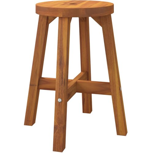 vidaXL Stolček rjav 38x38x45 cm okrogel trden les akacije, (20983936) Cene
