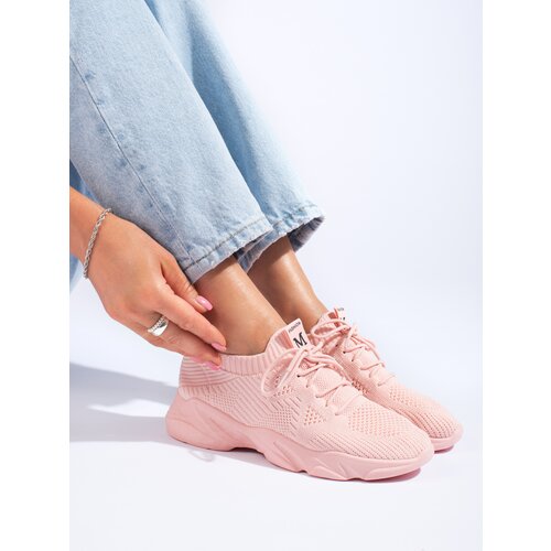 SHELOVET Women's Pink Sports Shoes Slike
