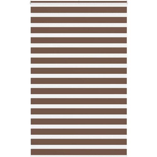 vidaXL Zebra senčilo rjavo 145x230 cm &scaron;irina blaga 140,9 cm poliester, (5000298238) Cene