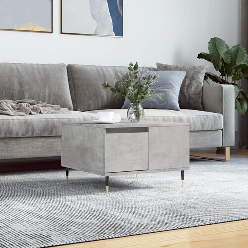  Stolić za kavu boja betona 55x55x36,5 cm konstruirano drvo Cijene