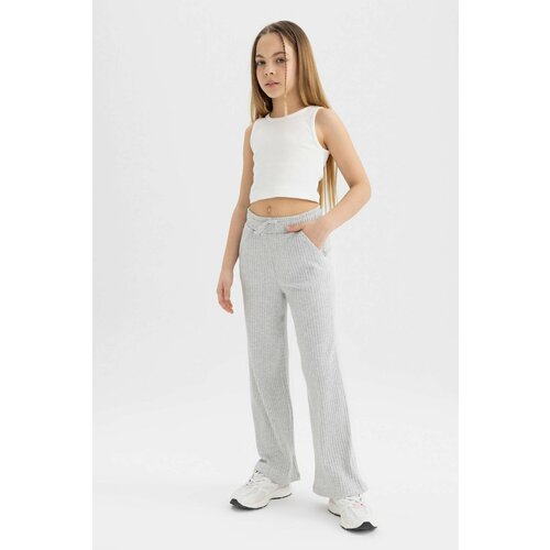 Defacto Girl Wide Leg Ribbed Camisole Trousers Slike
