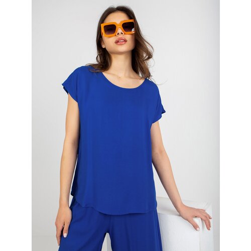 Sublevel Blouse-D73761R10978O-cobalt Cene