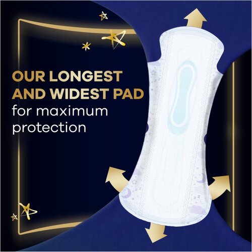 Always Ultra Secure Night Extra Size 5 vložki za noč 32 kos Slike