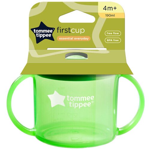 Tommee_Tippee šolja basic, 190ml, 4m, zelena Slike