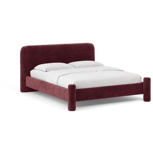 Micadoni Smeđi tapecirani bračni krevet s podnicom 180x200 cm Vera &amp;ndash; Slike