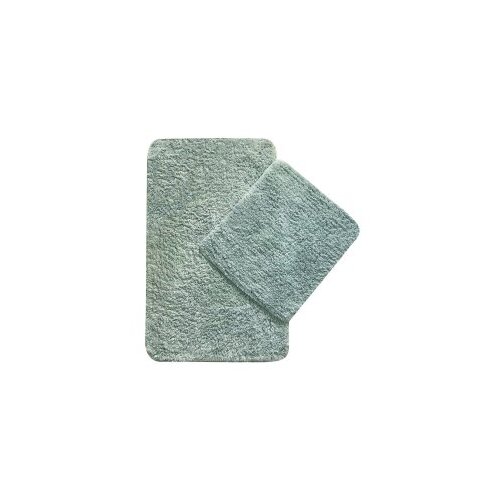  Cotton basic - grey grey bathmat set (2 pieces) Slike