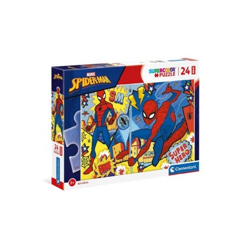 Clementoni puzzle 24 maxi spidey ( CL24249 ) Cene