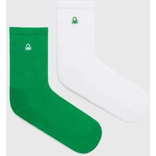 United Colors Of Benetton Dječje čarape 2-pack boja: zelena