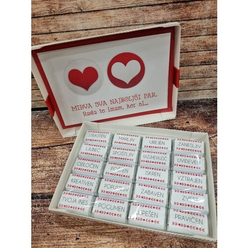  Darilo s čokoladicami LJUBEZEN ČOKDAR 01-03 Cene