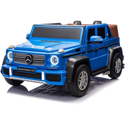  Licencirani auto na akumulator Mercedes Benz MAYBACH G650 4x4 - dvosjed - plavi Slike
