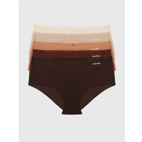 Calvin Klein Hipster gaćice nude / sivkasto bež / kestenjasto smeđa / moka smeđa