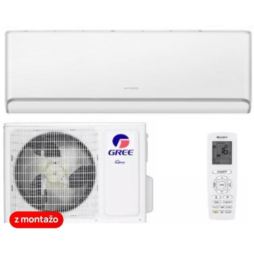 Gree klimatska naprava z montažo airy GWH12AVCXD-K6DNA1A/I-K6DNA1A/O 3,5 kw + wifi Slike
