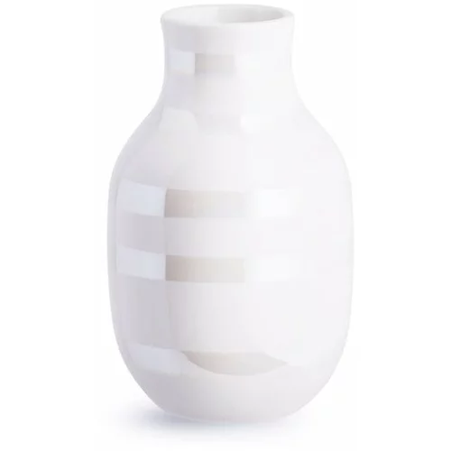 Kähler Design bijela vaza od kamenine Omaggio, visina 12,5 cm