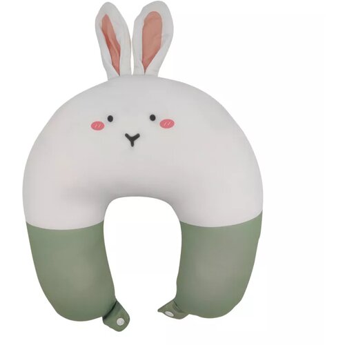 Moye 2 in 1 Pillow Green Rabbit jastuk za vrat Slike