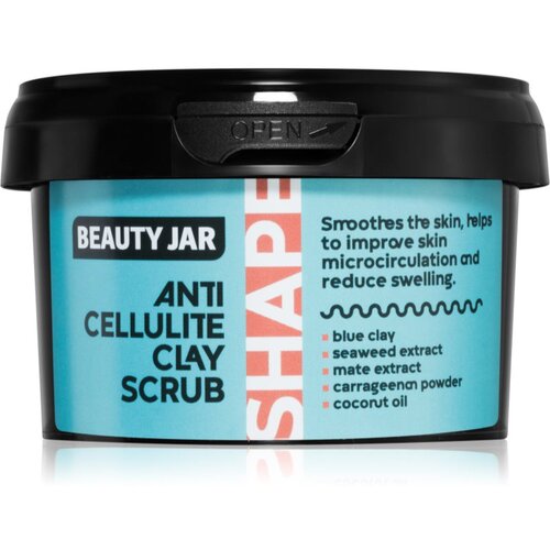 Beauty Jar Shape piling za telo proti celulitu z ilovico 380 g Slike