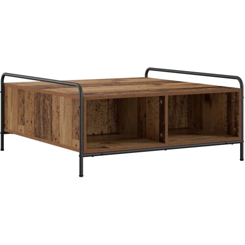  Stolić za kavu Staro drvo 90 x 90 x 41 cm Konstruirano drvo - Staro drvo 90 x 90 x 41 cm Slike