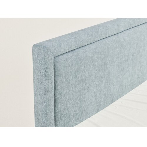 Maison de R&amp;ecirc;ve Svetlo modra boxspring postelja s prostorom za shranjevanje 200x200 cm Fresco &amp;ndash; Slike