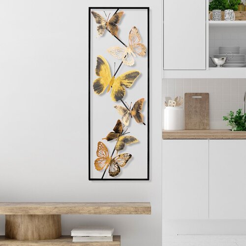 Wallity zidna dekoracija tavus 3, 32 x 90 x 4 cm, šarena Cene